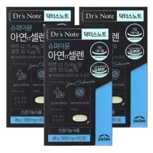 팔레오 닥터스노트 슈퍼 이뮨 아연n셀렌 60정/ 3개 면역 기능 필요