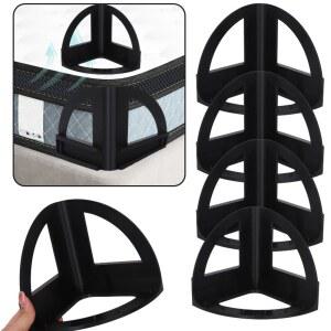 8세트 침대보 고정 홀더 헤비 듀티 투명 침대 시트 코너 타이트너 클립 매트리스 스트랩 시트 슬롯 장치