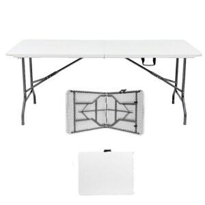 플라스틱 탁자 야외용 라탄테이블 접이식테이블 라탄 원목 원형 화이트 1.2m