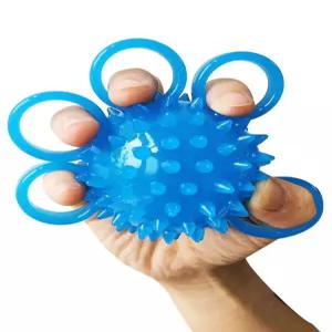 손가락 밴드형 그립볼 마사지 압력기 손목 보호대 유연골 지지대