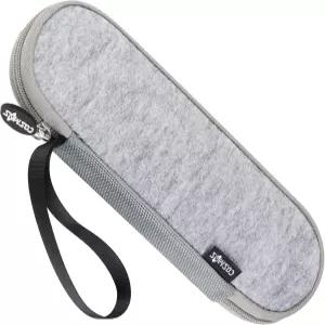 코스모스 휴대용 여행용 펠트 식기 운반 수납 케이스 지퍼백 키트 플랫웨어 젓가락 스푼 포크 캠핑 피크닉