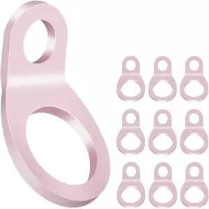 타이다운 스트랩 링 모터사이클 후크 앵커 10개 더트바이크 트레일러 픽업 트럭 캠핑카 RV용 포인트용 핑크