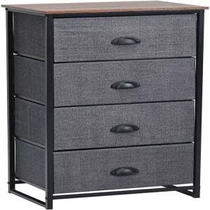 침실 거실 현관 옷장 끝 테이블 수납 유닛37인치H 검은색을 위한 자이언트 드레서 타워 나이트스탠드