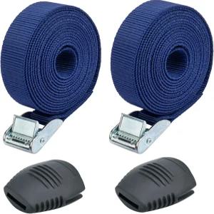 툴레 루프 마운트 랙용 끈 묶기 바 야키마 팩토리 서핑보드 패들보드 또는 카약과 호환되는 잠금 스트랩 -