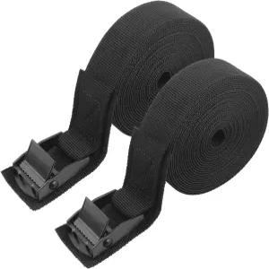 2PCS 헤비 듀티 타이 다운 스트랩 물품 고정에 사용되는 12피트 최대 하중 용량 330파운드 래싱 루프 랙