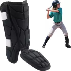 야구 소프트볼 다리 보호대 충격 저항 타자 성인 및 청소년 정강이 탄력 스트랩 왼발과 오른발 모두에