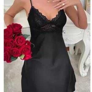 새틴 슬립 원피스 나시 백레이스 여성홈웨어