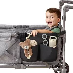 이지 리지 유모차 및 왜건 폴드오버 정리함(블랙)