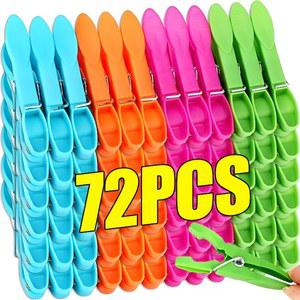 휴대용 플라스틱 빨래집게 컬러 빨래핀 바람막이 세탁물 걸이용 클립 가정용 양말 속옷 건조대