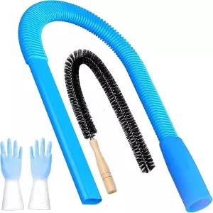 3피스 건조기 통풍구 청소기 키트 브러시와 장갑이 장착된 진공 호스 냉장고 콘덴서 코일 가전제품 뒤의