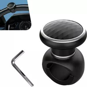 이포이니 스티어링 휠 노브 스피너 360도 회전 보조 파워 핸들 금속 베어링이 있는 미끄럼 방지 자살