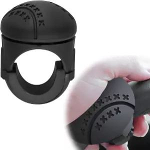 JNXIJ 스티어링 휠 스피너 금속 베어링이 있는 360 회전식 자동 파워 핸들 노브 부스터 볼 부드러운 미끄럼