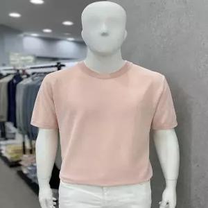 [트루젠]남성 쿨 워셔블 인견 레이온 폴리 라운드넥 U넥 여름 반팔 니트 티셔츠 7컬러