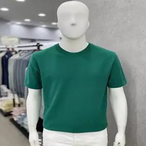 [트루젠]남성 쿨 워셔블 인견 레이온 폴리 라운드넥 U넥 여름 반팔 니트 티셔츠 7컬러