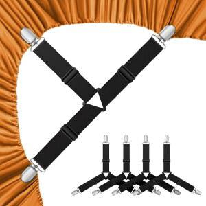 업그레이드된 논슬립 탄성 매트리스 커버 삼각형 시트 클립 침대 시트 그리퍼 코너 소파 쿠션 바인딩 침구 액세서리