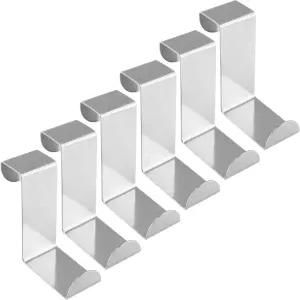 문 위의 모이스티 6개 서랍 옷장 찬장 주방용 Z자형 걸이 스테인리스 스틸 캐비닛 뒷문 듀얼 헤드 싱글