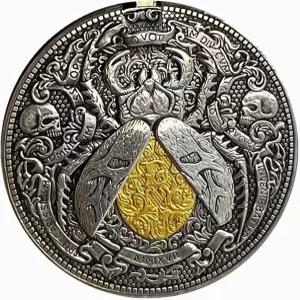 이동식 메커니즘 코인 로만 부틴 놀라운 예술 골드 스카랍 이집트 빈티지 호보 니켈 모건 달러 매직 수집품