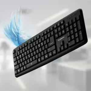 사무용 유선 저소음 USB 멤브레인 미니 키보드 키스킨포함 플레오맥스 750U
