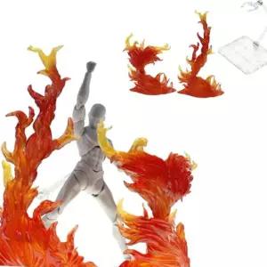 만화 꿈그림 불꽃이펙트 효과 (투명빨강) (건담.피규어 등)