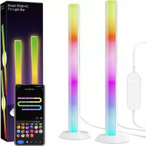 스마트 LED 조명 바 알렉사와 호환되는 TV 백라이트 앰비언트 1600만 색상의 객실용 RGB 음악 동기화