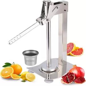 헤비 듀티 매뉴얼 시트러스 착즙기 레몬 스매셔 라임 오렌지용 스테인리스 과일 프레스 전문 핸드 견과류