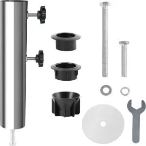 블리순 엄브렐러 베이스 스탠드 교체 튜브 스테인리스 스틸 폴 야외 파티오 정원 발코니용 대형 유니버설