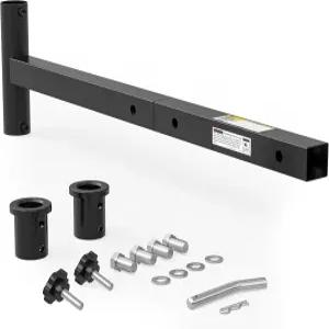 MaxxHaul 50102 히치 마운트 우산 홀더 2인치 클래스 III 및 IV 리시버 장착 13/8인치에서 직경의 파티오