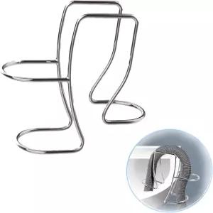 COMATIP 세탁기 배수 호스 홀더 조절 가능한 후크 세탁조 가이드 클립 모든 맞는 범용 싱크 클램프