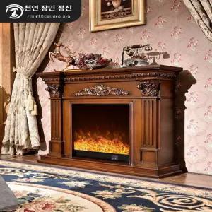 벽난로장식장 콘솔모형 복도 무드등 선반