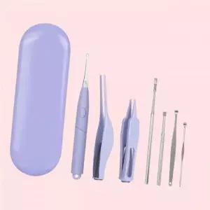 비타할로 LED 이어클리너 퍼플 7종 세트 1개 4706596