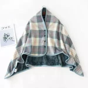 똑딱이 입는이불 밍크담요 사무실 두꺼운 차박 캠핑 이불