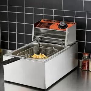 업소용 튀김기 돈까스 치킨 핫도그 감자튀김 전기 대용량 프라이어