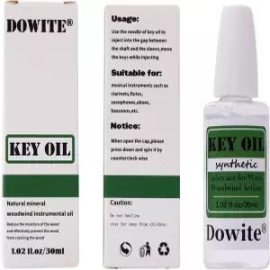 목관악기용 다우이트 합성 키 오일 클라리넷용 전문 윤활유 30ml 1.02온스 플루트 및 색소폰용 끈적임 방지