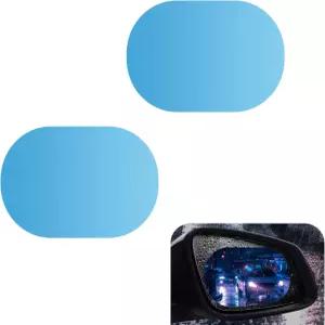 에라투스 2 PCS 차량용 리어 뷰 미러 방수 필름 안개 방지 눈부심 스티커 HD 보호 투명 자동차 창문용 범용