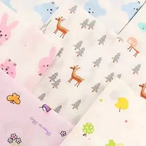 아기 가제 손수건 무형광 나염 신생아 순면 가제 손수건 유아 대형