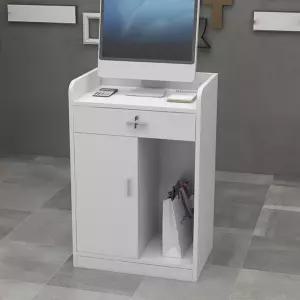 간단한 작은 현금 등록 의류 매장 슈퍼마켓 호텔 프런트 데스크 컴퓨터 바 카운터 가게 미용실 나무 책상