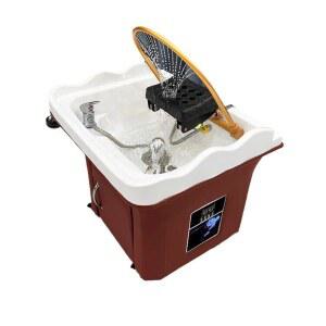 스파기계 이동식 클리닝 항온 기계 미용실 샴푸대 블랙침대 그레이 온수 케어