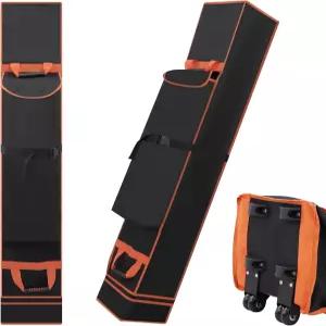 롤러 휠을 사용한 캐노피 백 교체 10 x 62인치 팝업 텐트 손잡이를 운반 가방 800D 방수 옥스포드 원단