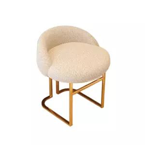 럭셔리 인테리어 화장대의자 메이크업 북유럽 네일샵 디자인 등받이 모던