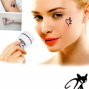 문신 그린피앤에스 유앤미 타투 스탬프 라지형 검은고양이) (L6