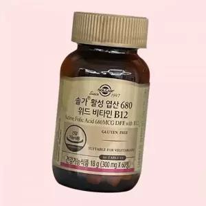 솔가 활성 엽산 680 위드 비타민 B12 4561201
