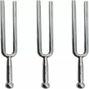 바이올린용 3Pcs 튜닝 포크 440Hz 표준 톤 A 세트 초급 기타 바이올리니스트용 12cm 튜너 도구