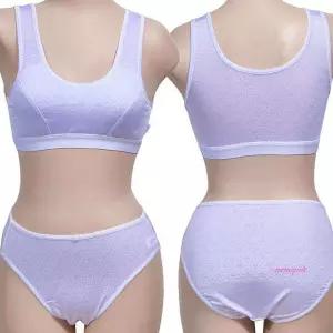 쿨샵 인견 스포츠브라 1단계 팬티 런닝형 세 주니어 팬티세tuv013