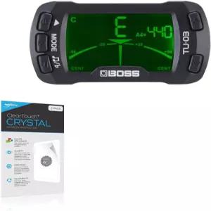 BOSS TU-03 클립온 튜너 및 메트로놈과 호환되는 박스웨이브 스크린 프로텍터 - 클리어터치 크리스탈(2팩)