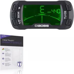BOSS TU-03 클립온 튜너 및 메트로놈과 호환되는 박스웨이브 스크린 프로텍터 - 클리어터치 임팩트쉴드 2팩