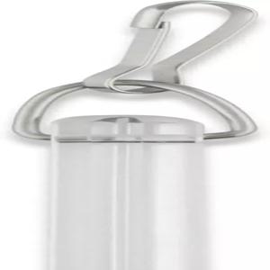 금속 스냅이 장착된 로드 데신 1/2인치 플룻 배턴 48인치 투명 PVC