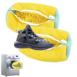 1-2개 세탁 신발 가방 패딩 네트 보호기  섬유 폴리에스터 기계 건조