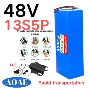 100% 48V 13s5p 100ah 리튬 배터리 팩 48v 100000mAh 250W-2000W Citycoco 전동 스쿠터 내장형 50A BMS
