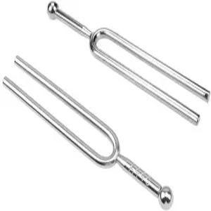 바이올린 기타 피아노 튜너 악기 장치용 TUORE 2개 튜닝 포크 A 440Hz / C 세트 키