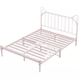 침대틀 싱글 고양이 조립식 철제침대프레임 침대프레임